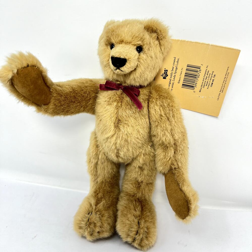 Eureka by Russ Jointed Plush Linda Spiegel Lohre Realistic Bear 726 NEW VTG